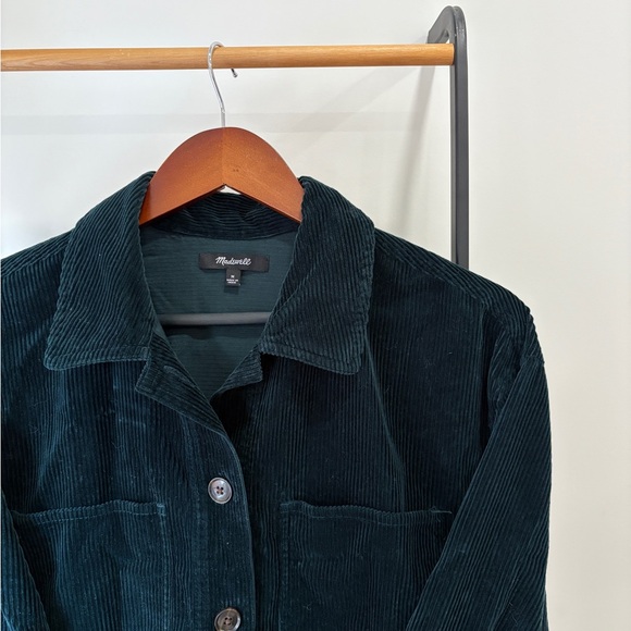 Madewell Jackets & Blazers - Women's Green Corduroy Jacket or Shacket Size Medium